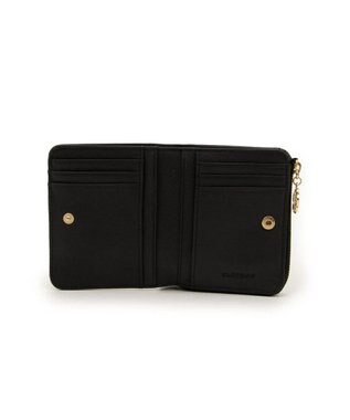 CLATHAS ワッフル 二つ折り財布 ブラック