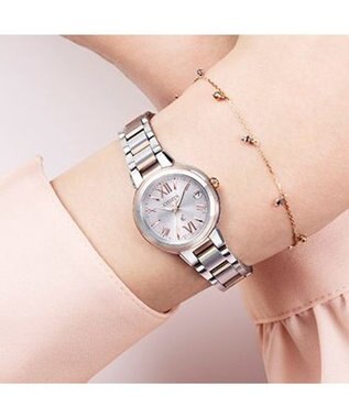 CITIZEN 【人気ロングセラー】エコ・ドライブ電波時計 防水 / ビジネス 就活 ギフトにも◎ ES9434-53W ピンク