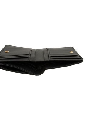 CLATHAS ワッフル 二つ折り財布 ブラック