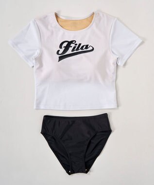 OP／FILA 【FILA】カジュアル水着４点セット ホワイト