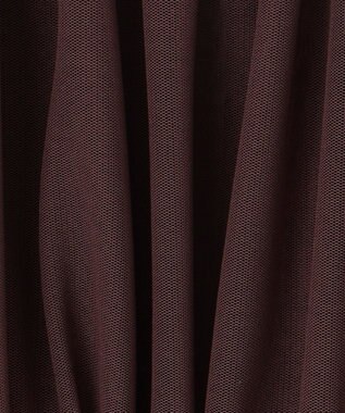 uncrave 【洗濯機洗い可】カクテル チュール ブラウス（uncrave STANDARD） バーガンディー