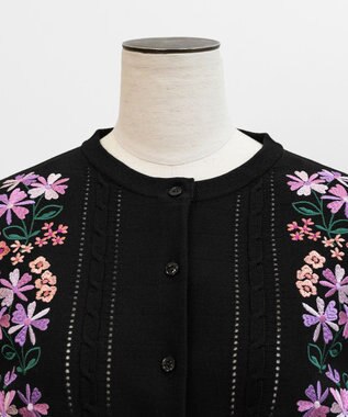 TOCCA 【キャンセル分販売！】FRAGRANCE OF FLOWERS カーディガン ブラック系