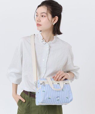 LeSportsac EVERYDAY SM SATCHEL/ジャスミンストライプ