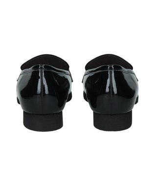 Bridget Birkin 【Bridget Birkin】チェーンアクセサリーローファー ブラックエナメル