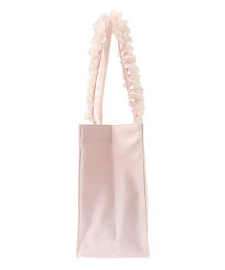 Maison de FLEUR EC限定リボン柄ジャカードスクエアトートM Pink