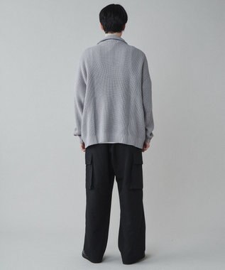 WEGO トロミ　ルーズカーゴスラックス ブラック