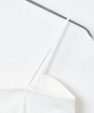 WEGO 【カップ付き】なちゅ盛れカップインショートキャミ オフホワイト