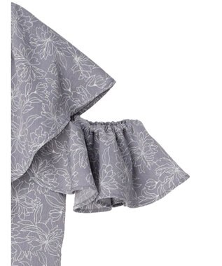 earth music&ecology ２ＷＡＹ　フリルスリーブワンピース Sax