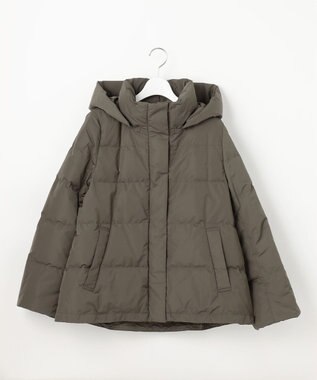 自由区 S 【WEB限定カラーあり・SHIHOさん着用】マイクロタッサーダウン コートⅡ カーキ