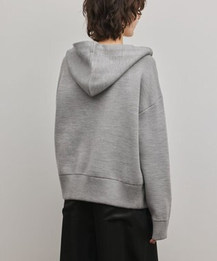 GRACE CONTINENTAL フォルムニットパーカー グレー