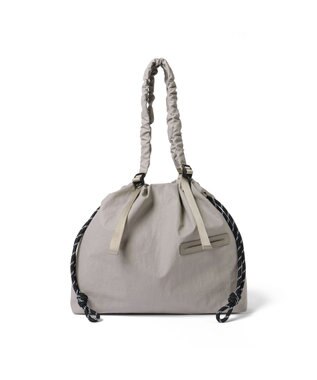 PELLE BORSA 巾着A4トート Wrinkle リンクル 6521 ライトグレー