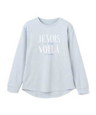 UNFILO 【110-150cm】選べるアソート ロゴロンT(UNISEX) [プリントロゴ]サックス