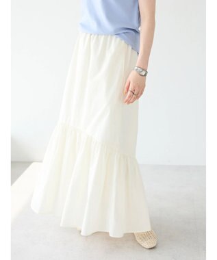 CRAFT STANDARD BOUTIQUE ティアードフレアスカート Ivory