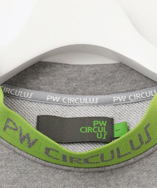 PW CIRCULUS 【WOMEN】アスレジャー 裏毛 モックネック ワンピース ライトグレー系