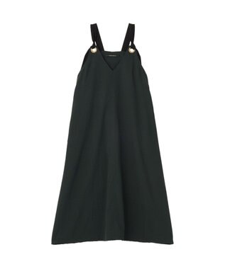 YECCA VECCA ベルトストラップサロペット Dark Green