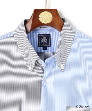 J.PRESS MEN 【DISNEY COLLECTION】【UNISEX】ピンオックス シャツ/ B.D. / ミッキーマウス ネイビー系9