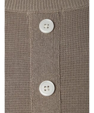 CRAFT STANDARD BOUTIQUE 【洗える】ニットベスト+シャツワンピースSET-B Gray Beige