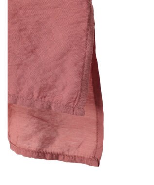 Green Parks バンドカラーポケット付きシアーシャツ Terracotta