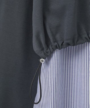 CRAFT STANDARD BOUTIQUE ポンチ＋布帛セットチュニック A