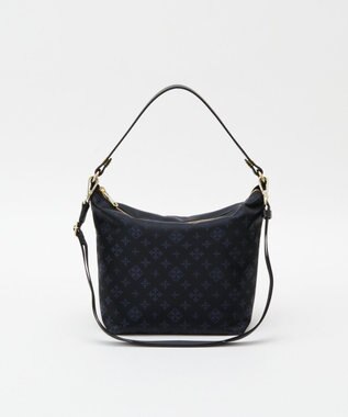 russet シンプルショルダーバッグ (CE-1243) Black/Navy