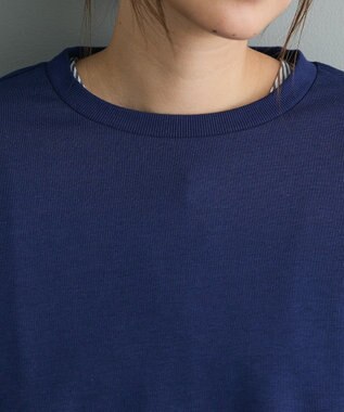 CRAFT STANDARD BOUTIQUE ポンチ＋布帛セットチュニック B