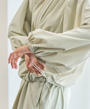 #Newans 【UVカット/撥水/接触冷感】ギャザーブラウス ラッシュガード オフ