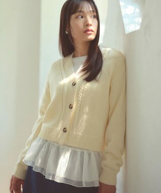 ゆるニット カーディガン