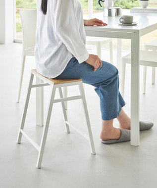 tower スツール タワー H45  ホワイト