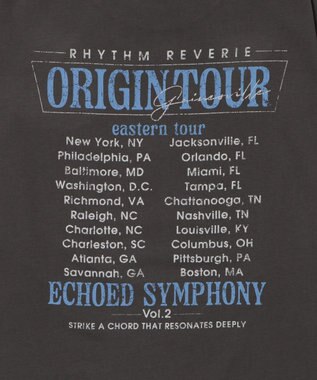 WEGO 【ユニセックス着用ITEM/MLサイズ展開】ヴィンテージライクグラフィックT（LS） 柄1