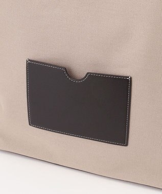 LA BAGAGERIE 【MONICA】A4フリンジキャンバストート グレージュ×ブラック