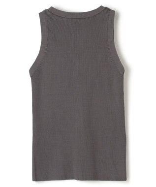 uncrave リブニット 2WAYタンクトップ スレート