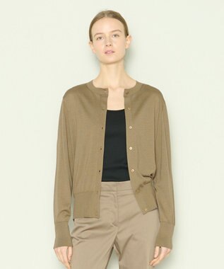 JOSEPH シルクコットン　カーディガン Frozen Mocha