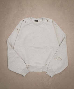 WEGO ショートダメージプルオーバー オフホワイト