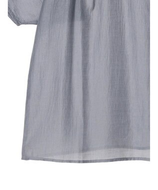 earth music&ecology バルーンスリーブブラウス Gray