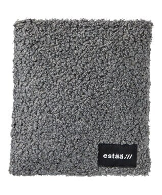 MOONBAT estaa ダウンマフラー 無地ボア／手洗い可／ポケッタブル チャコールグレー