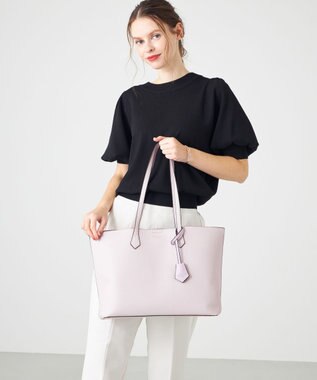 LA BAGAGERIE 【MONICA】バイカラーA4トート グレー