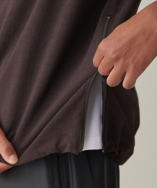 UNFILO MENS TENNEN TOUCH ポロシャツ [23年春夏商品] ブラウン