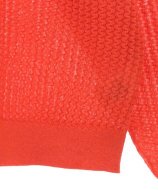 AMERICAN HOLIC 柄編みニットカーディガン Orange