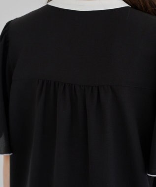 Green Parks ・ＥＬＥＮＣＡＲＥ　ＤＵＥ　バイカラーブラウス Off White