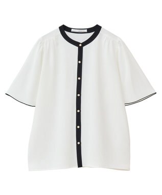 Green Parks ・ＥＬＥＮＣＡＲＥ　ＤＵＥ　バイカラーブラウス Off White