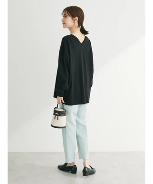 Green Parks 前後でも着れちゃう万能長袖ロンＴ Black