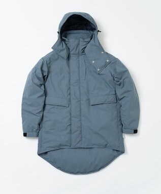 KWD 【日本製/高品質ダウン】DOWN MONSTER JACKETグリーンダウン ダウンモンスタージャケット ブルーグレー