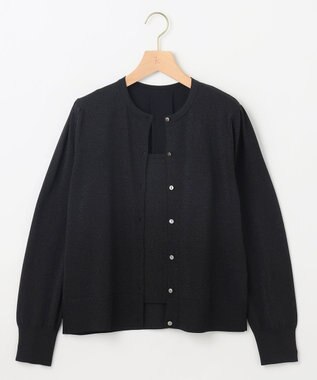 組曲 L ラメニット アンサンブル ブラック系