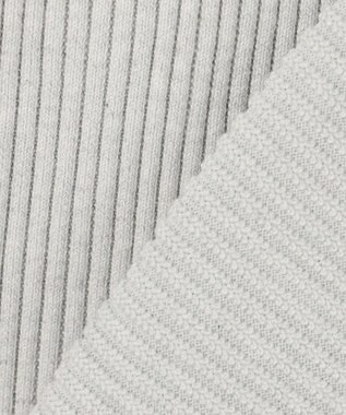 JOSEPH ABBOUD MOUNTAIN 【日本素材・ストレッチ】コットンムリネ アウトドア ニット パーカー アイボリー系