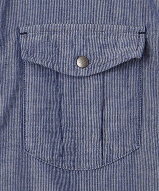 JOSEPH ABBOUD 【25SS・2WAY】リバーシブルシャツ サックスブルー系