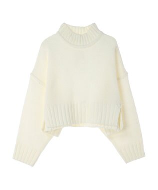 Green Parks ・ＳＵＧＡＲ　ＳＰＯＯＮ　ハイネックショートニット Blue