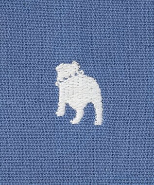 J.PRESS LADIES 【完全受注生産】ポーチ付き キャンバス ミニトートバッグ ダルブルー×レッドチェック系