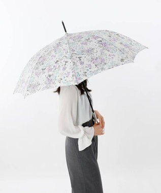 AURORA 【 JILL STUART（ジル スチュアート）】ヴィンテージフラワープリント雨傘(長傘) ミントグリーン