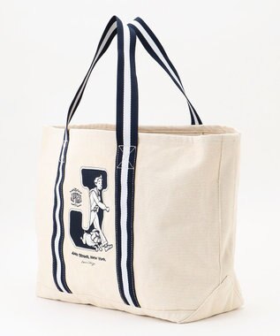 J.PRESS MEN 【AaronChang】【UNISEX】アイビー トートバッグ ホワイト系