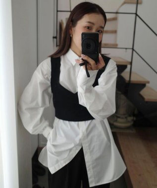 Green Parks AnriettMusee ２ＷＡＹオーバーサイズシャツ Off White